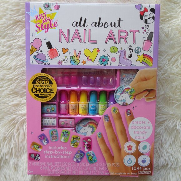 SOLD - NEW In Box Just My Style All About Nail Art D.I.Y. Custom Nail Art - Picture 6 of 6
